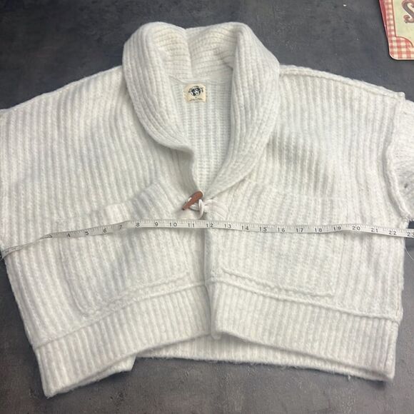 NWT Free People knot cardigan ivory - Picture 5 of 10